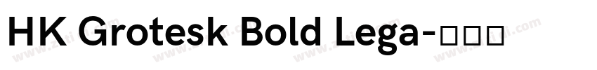 HK Grotesk Bold Lega字体转换